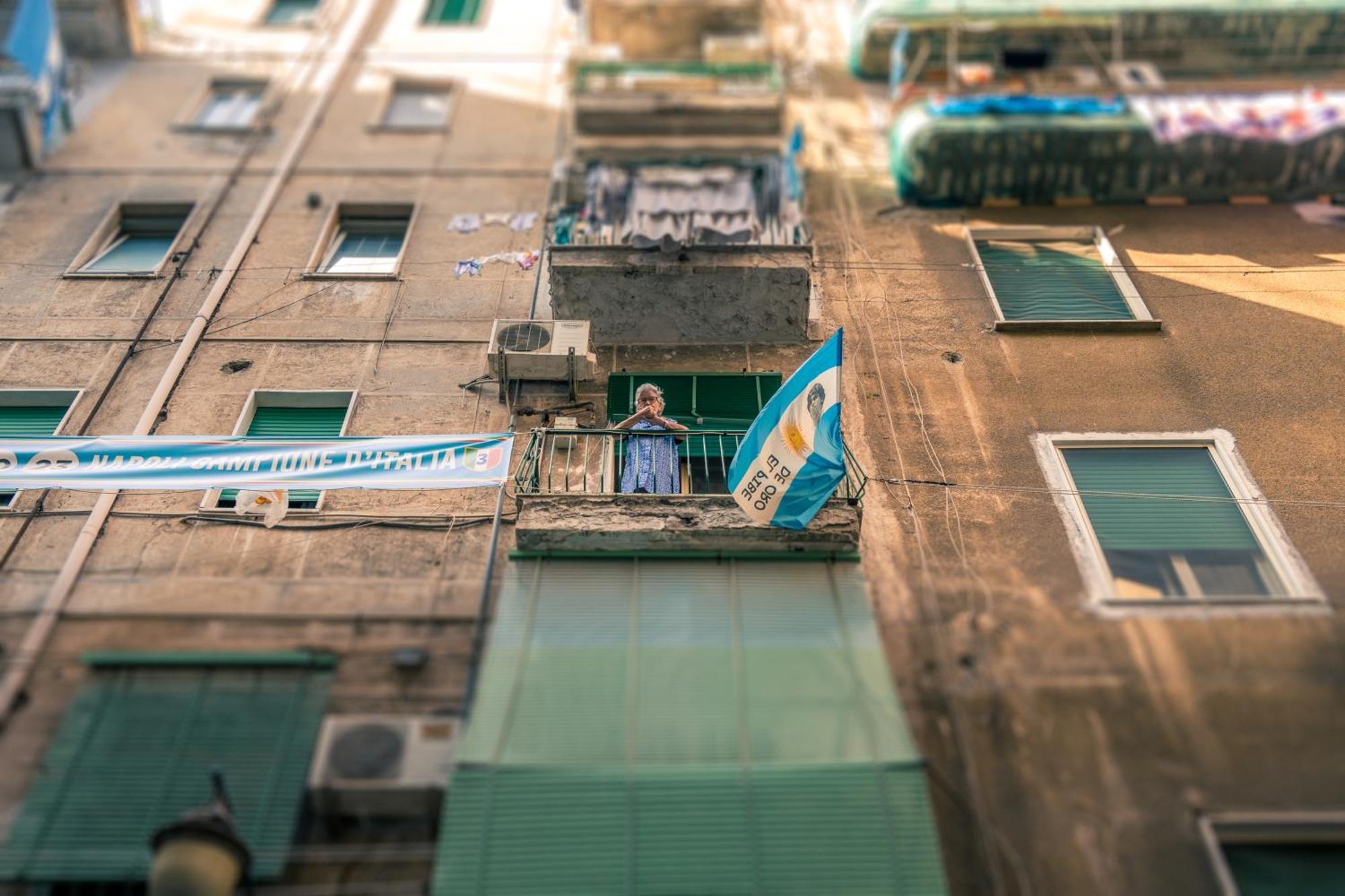 나폴리 Mira Maradona B&B 외부 사진